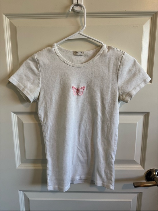 Brandy Melville Tops - John Galt Brandy Melville White Baby Tee Top